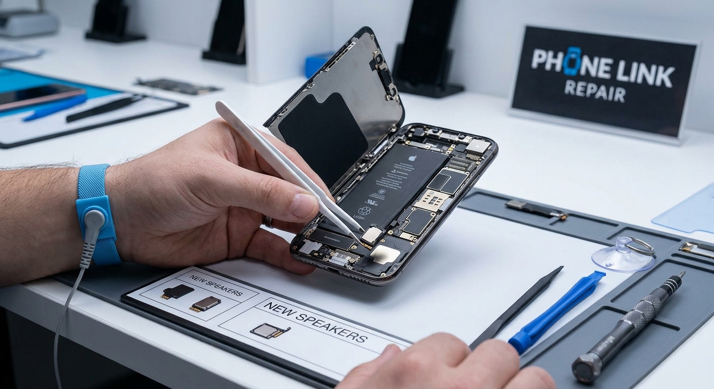 Phone speaker replacement repair process image 1